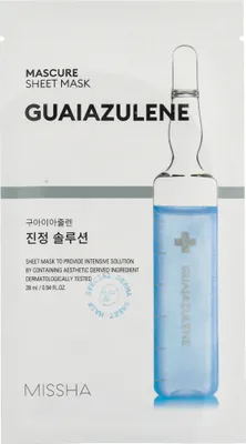 Produktbild von MISSHA Mascure Sheet Mask Guaiazulene 28 ml