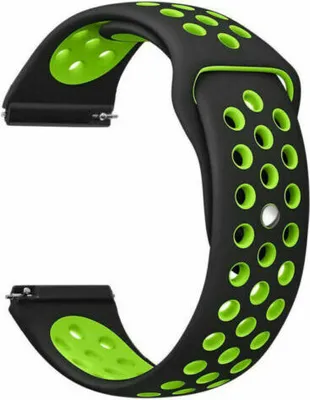 Immagine prodotto di Per Fitbit Blaze Watch sostituisce il cinturino in gomma siliconica cinturino sportivo nero verde