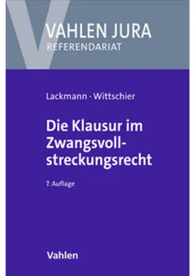 Produktbild von Die Klausur im Zwangsvollstreckungsrecht