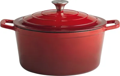 Obrázok produktu pre APS-Germany 88306, 6 L, Červená, liatina, Smalt, Nerezová oceľ, Indukčná