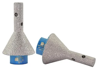 Productafbeelding van Diamantfrees met variabele diameter (10-35mm), schroefdraad M14, voor tegels, keramiek, marmer en graniet, 2 stuks