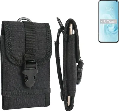 Produktbild von K-S-Trade Holster Handy Hülle kompatibel mit Meizu 17 Holster Handytasche Gürtel Tasche Schutz Hülle Robust Outdoor schwarz
