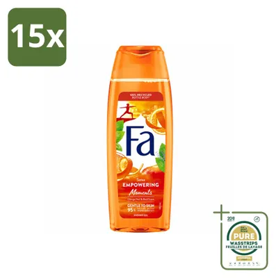Imagen del producto de 15 unidades de gel de ducha "Empowering Moments" - 250 ml - Paquete de suministro