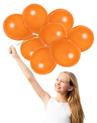 100 Latexballons orange 30,5 cm – Party-Deko