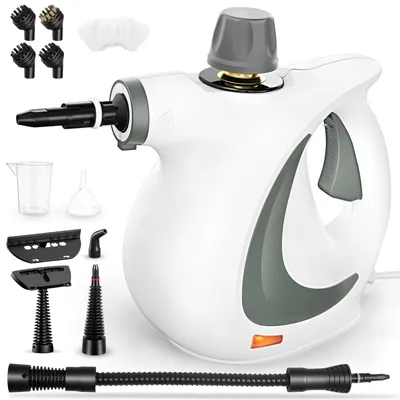 Produktbild von Dampfreiniger Handgerät – Schnelle Reinigung mit heißem Dampf, Für Küche, Bad, Sofa & Fenster, Leicht & Vielseitig