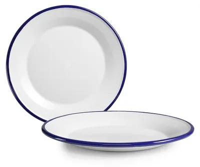 Dessertteller 18 cm, Porzellan, Weiß, handbemalt