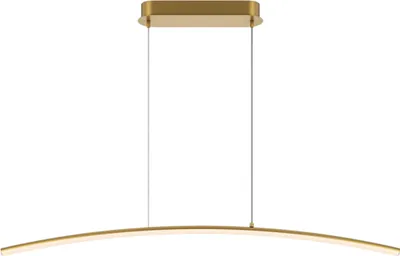 Zdjęcie produktu dla Lampa wisząca LED Light Reflection mosiężna 15W Ciepła biel 1150lm aluminium wym:305,7x98x5cm IP20 Maytoni