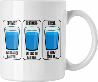 Produktbild von Trendation - Jura Tasse Geschenk Juristen Geschenkidee Lustiger Spruch Humor Anwalt (Weiß)