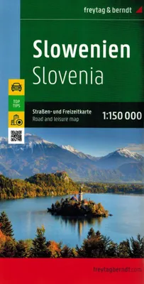 Image de Slovénie, carte routière et de loisirs 1:150.000, freytag & berndt