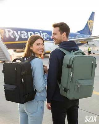 Zdjęcie produktu dla Plecak podróżny próżniowy dla kobiet ryanair 40X30X20 z pompką