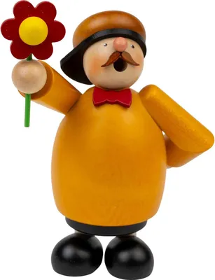 Produktbild von Gratulant (14cm) Räuchermann von Dregeno Seiffen