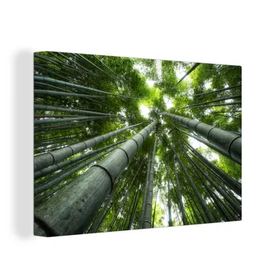 Produktbild von OneMillionCanvasses® - Leinwandbilder - 140x90 cm, Wipfel des Waldes, Wandbilder Kunstdruck Wanddekoration
