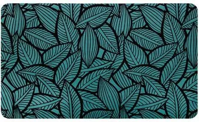Zdjęcie produktu dla Mata diatomitowa antypoślizgowa 5five simply smart 45x75 cm szybkoschnąca do łazienki z liśćmi