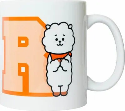 Produktbild von becher BT21 RJ junior 300 ml Keramik weiß/orange
