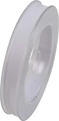 Produktbild von Webband, Schleifenband 15mm weiß 20m Rolle (1m=0,35EUR) Goldina