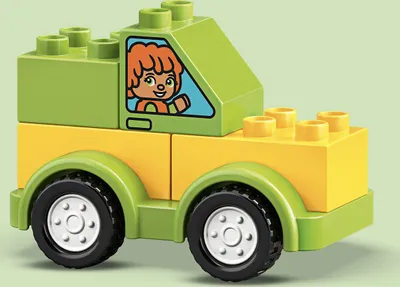 Produktbild von LEGO 10886 DUPLO Meine ersten Fahrzeuge, Bausteine, Spielzeug ab 1,5 Jahre, Motorikspielzeug mit LKW, Hubschrauber und anderen Fahrzeugen
