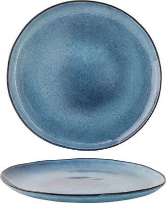 Obrázek produktu pro Bloomingville Sandrine, Jídelní talíř, Kulatý, Kameninové nádobí, Modrá, 28,5 cm