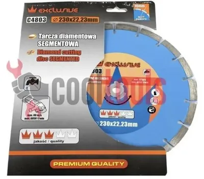 Image de Disque diamant, béton, coupe à sec, 230 mm/22,23 mm, Richmann Exclusive