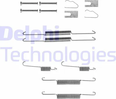 Produktbild von DELPHI Zubehörsatz Bremsbacken LY1169 Hinten für BMW 5 Limousine (E34)