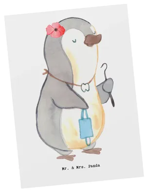 Produktbild von Mr. & Mrs. Panda Postkarte Kieferorthopädin Herz - Weiß - Geschenk, Postkarten, Fotokarte, einzelkarte, Ansichtskarten, Grußkarte