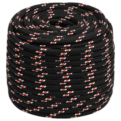 Immagine prodotto di Corda per barca Nera 18 mm 25 m in Polipropilene