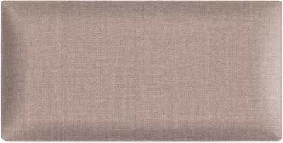 Obrázok produktu pre Nástenné panely 3D 15 x 30 cm čalúnené - na veľmi jednoduchú montáž, z velúrovej tkaniny, s mäkkou výplňou, farba béžová