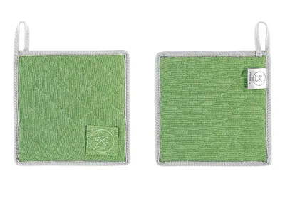 Produktbild von WITLOFT Topflappen One-Size grün 2er Set