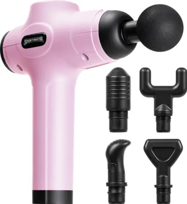 Produktbild von Einheitsgröße STR-108|SPORTINATOR "Level Up" Massagepistole inkl. Zubehör rosa