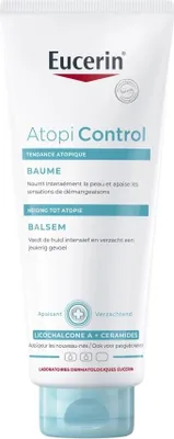 Produktbild von Eucerin AtopiControl Balm, Balsam, Frauen, Feuchtigkeitsspendend, Beruhigend, Verstärkung, Anspruchsvolle Haut, trockene Haut, Empflindliche Haut, 400 ml, Tube