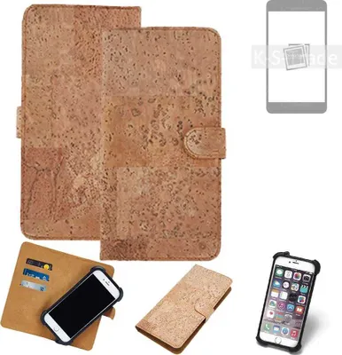 Produktbild von K-S-Trade Hülle kompatibel mit Samsung Galaxy S23+  Kork Handyhülle Cover  Schutzhülle TPU Case Bumper in Hellbraun, (1x)
