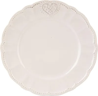 Immagine prodotto di Clayre & Eef Piatto da colazione Ø 21 cm Vetroceramica beige