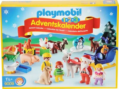 Produktbild von PLAYMOBIL 9009 1.2.3 Adventskalender - Weihnacht auf dem Bauerhof