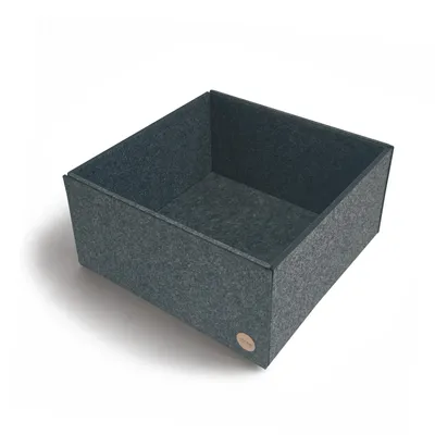 Produktbild von Aufbewahrungsbox CLEAN Filz 30 x 30 x 15 cm ohne Deckel in anthrazit meliert