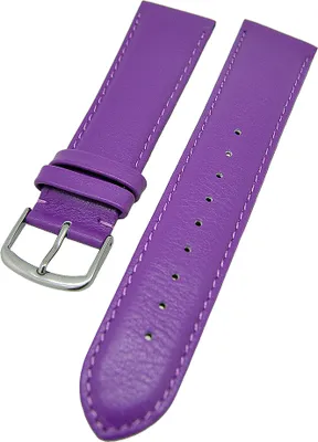 Produktbild von Uhrenarmband Kalbleder Dahlia Ton in Ton gepolstert 18mm L Donschließe