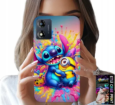 Image de Etui pour Motorola Moto E13 - Etui Monster Fairytale Patterns + Foil