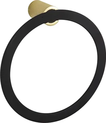 Image de Porte-serviettes sur socle, noir/doré (7088232-57)