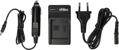 Produktbild von vhbw Ladegerät kompatibel mit Panasonic Lumix DMC-TZ7, DMC-TZ6, DMC-TZ31, DMC-TZ36, DMC-TZ8, DMC-TZ30 Kamera - Ladeschale, Kfz-Adapter Ladeanzeige