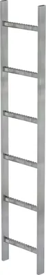 Produktbild von MUNK Schachtleiter Stahl verzinkt 300mm breit 6 Sprossen 1,68m lang