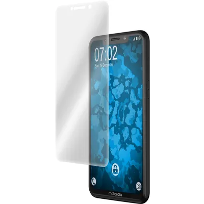Produktbild von 2er-Pack PhoneNatic Displayschutzfolien klar Flexible Folien kompatibel mit Motorola One (P30 Play)