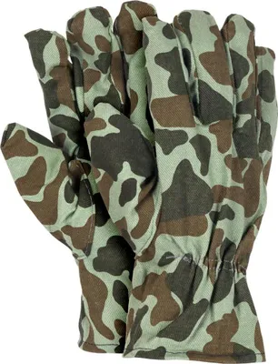 Produktbild von 100% Baumwolle Arbeitshandschuhe camouflage
