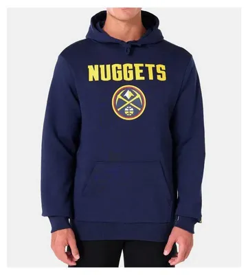 Image de Sweat à Capuche NBA Denver Nuggets New Era Team logo Bleu marine