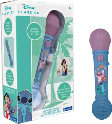 Image de Microphone Lumineux avec Mélodies et Effets Sonores Stitch