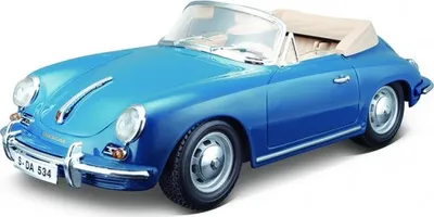 Image de Bburago Porsche 356B Cabriolet 1961 modèle 1:18