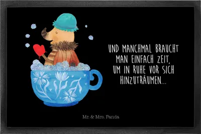 Produktbild von Mr. & Mrs. Panda fußmatte Nachtfalter Schaumbad 50 x 75 cm - Schwarz - Geschenk, WC, Badezimmer, Schmutzmatte, abstreifer, Sauberlaufmatte, Bad, Schmutzfangmatte, Träumen
