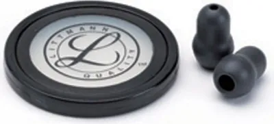 Produktbild von Ersatzteil-Set: Weiche / Kleine Ohroliven, Membran & Ring - Littmann Farbe - schwarz