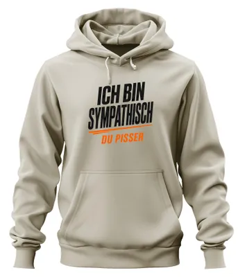 Obrázek produktu pro Sympatický, vtipný, sarkastický, mikina s kapucí, příroda, S