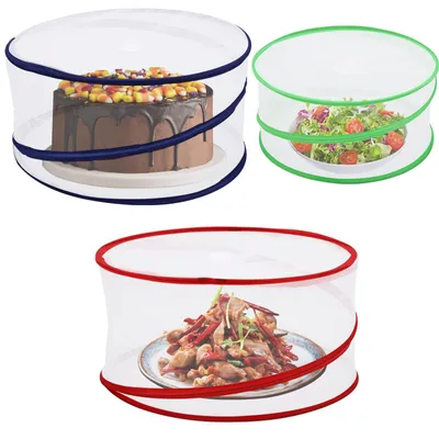 Produktbild von Lebensmittelabdeckungen, Zelte, Pop-up-Zelte, wiederverwendbare und faltbare Netzkuppeln, Outdoor-Lebensmittelnetze, Partys, Picknicks, Grills (6 Stück)