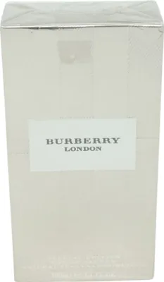 A product box for Burberry London.