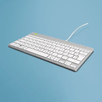 Immagine prodotto di R-Go Tastatur Compact Break IT-Layout     verkabelt  weiß