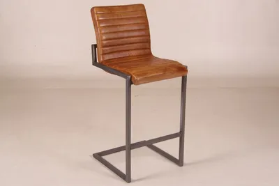 Produktbild von Casa Padrino Designer  Barstuhl Braun - Barhocker - Möbel Restaurant Hotel